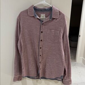 Ecoths Mauve Button-Up Shirt